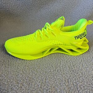 TSIODFO Running Sneakers Mens 44.5 Yellow Trail Athletic Shoe Outdoor